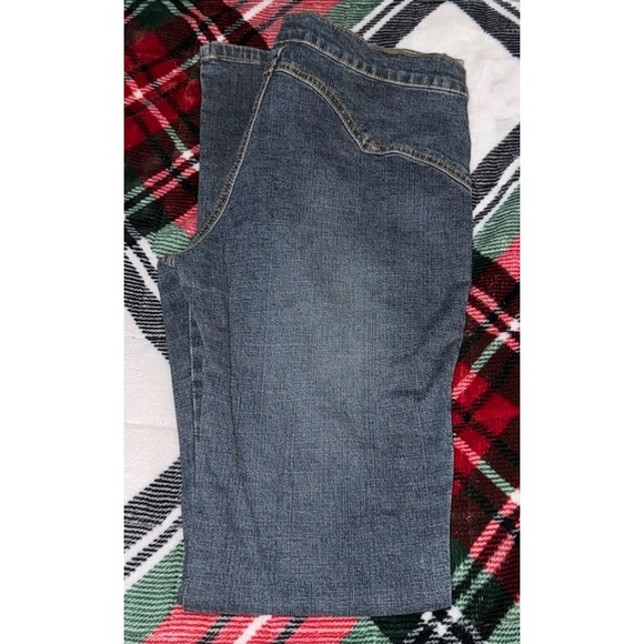 (Vintage) Heart Moon Star Split Hem Flare Jeans, Sz. 10 - Picture 10 of 16